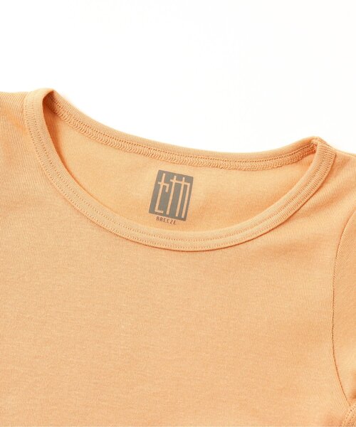 BREEZE（ブリーズ）の「■フライス半袖Tシャツ（インナーウェア/肌着・キッズ・オレンジ/ローズ/ミント/ブルー/グリーン/グレー/サーモンピンク・100/120/140）」の9枚目の写真
