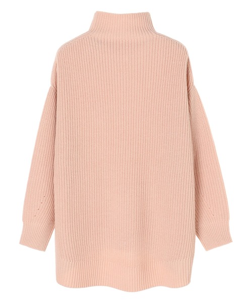 Green Parks(グリーンパークス)の「厚み畦ニットチュニック*(ニット/セーター・レディース・ブルー/アイボリー/ダークネイビー/キャメル/ピンク・FREE)」の9枚目の写真