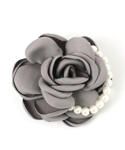 LEPSIM（レプシィム）の「アソートコサージュ　257948（ブローチ/コサージュ・レディース・グレー系その他/ベージュ系その他/ベージュ系その他2/ネイビー系・ONE SIZE）」の2枚目の写真