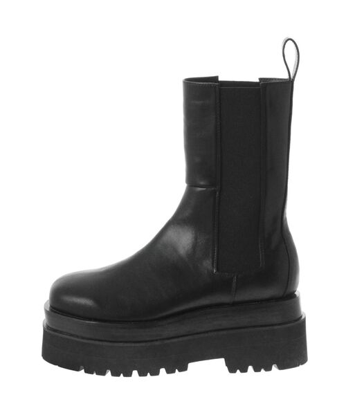 EMODA（エモダ）の「サイドゴアブーツ（ブーツ・レディース・アイボリー/ブラック・SMALL/MEDIUM/LARGE）」の20枚目の写真