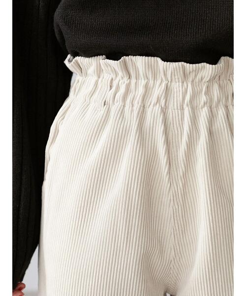 ELENCARE DUE（エレンカーレデュエ）の「・ELENCARE DUE コールハイウエストパンツ＊（その他パンツ・レディース・ブラウン/ブルー/アイボリー/グレイッシュベージュ・FREE）」の10枚目の写真