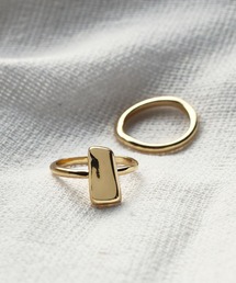 GOLDY | ヴァリアス  スクエア セット リング(リング)