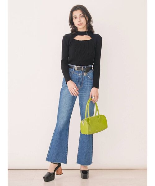 EVRIS（エヴリス）の「スリムボストンBAG（ボストンバッグ・レディース・グリーン/ブラック/ベージュ・FREE）」の10枚目の写真