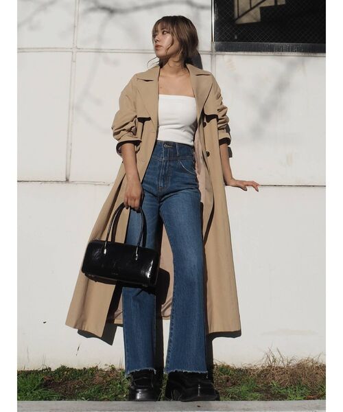 EVRIS（エヴリス）の「スリムボストンBAG（ボストンバッグ・レディース・グリーン/ブラック/ベージュ・FREE）」の17枚目の写真