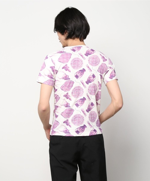 PHATEE(ファッティー)の「▲【PHATEE】ファティー ROCK TEE PRINTED(Tシャツ/カットソー・メンズ・ピンク/イエロー/その他・SMALL)」の4枚目の写真