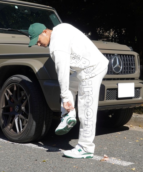 #Re:room（リルーム）の「ビッグロゴチェーンステッチスウェットパンツ（スウェットパンツ・メンズ・オフホワイト/ベージュ/イエロー/ライトブラック・SMALL/MEDIUM）」の22枚目の写真