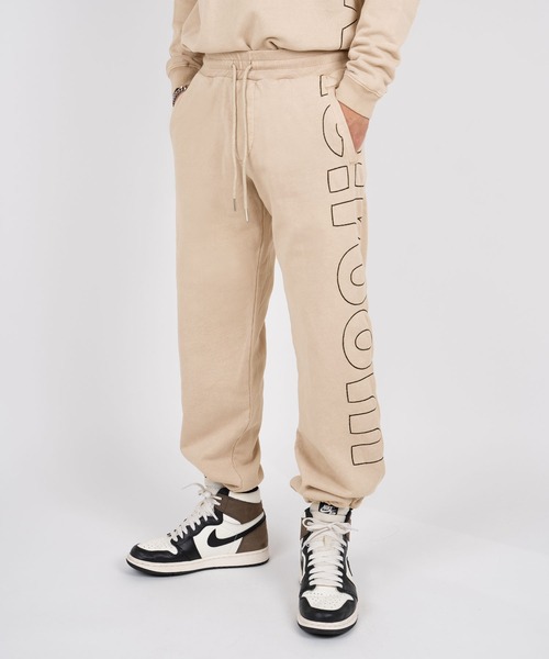#Re:room（リルーム）の「ビッグロゴチェーンステッチスウェットパンツ（スウェットパンツ・メンズ・オフホワイト/ベージュ/イエロー/ライトブラック・SMALL/MEDIUM）」の7枚目の写真