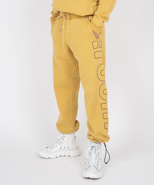 #Re:room（リルーム）の「ビッグロゴチェーンステッチスウェットパンツ（スウェットパンツ・メンズ・オフホワイト/ベージュ/イエロー/ライトブラック・SMALL/MEDIUM）」の19枚目の写真