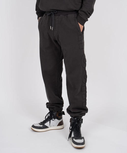 #Re:room（リルーム）の「ビッグロゴチェーンステッチスウェットパンツ（スウェットパンツ・メンズ・オフホワイト/ベージュ/イエロー/ライトブラック・SMALL/MEDIUM）」の9枚目の写真