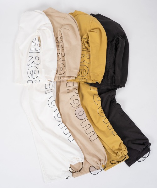 #Re:room（リルーム）の「ビッグロゴチェーンステッチスウェットパンツ（スウェットパンツ・メンズ・オフホワイト/ベージュ/イエロー/ライトブラック・SMALL/MEDIUM）」の21枚目の写真