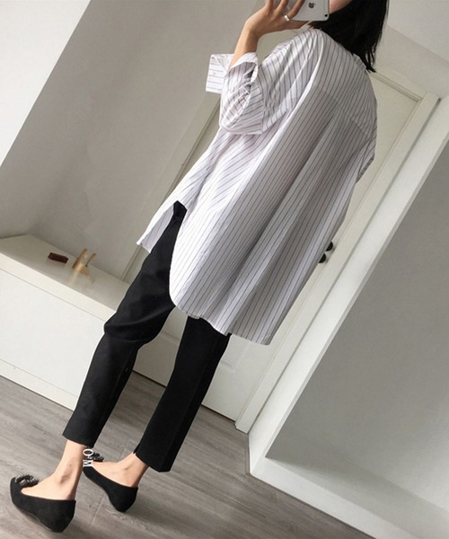 aimoha（アイモハ）の「ウェスト調整可能マタニティ スラックス（マタニティウェア/グッズ・レディース・ブラック系その他2/ブラック系その他・MEDIUM/X-LARGE/LARGE/XX-LARGE）」の10枚目の写真