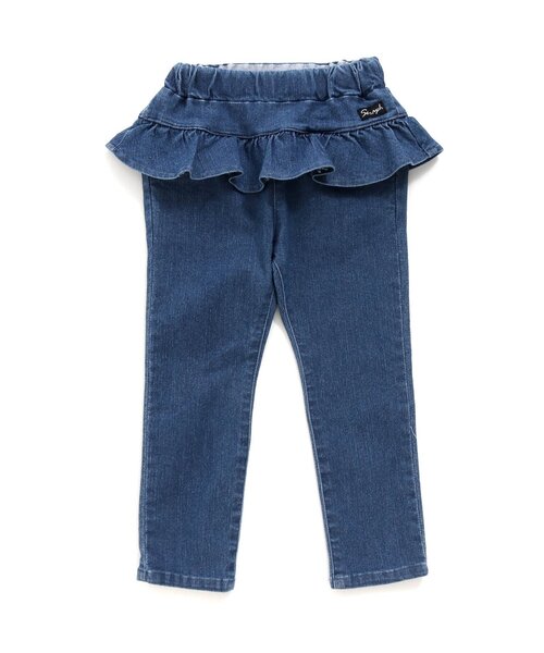 Seraph(セラフ)の「/ハイパーストレッチスキニーフリルパンツ 10分丈(その他パンツ・キッズ・ブルー/グレー/ピンク/キナリ/ラベンダー・95/100/110/130/140/120/90/80)」の3枚目の写真