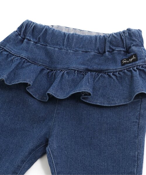 Seraph(セラフ)の「/ハイパーストレッチスキニーフリルパンツ 10分丈(その他パンツ・キッズ・ブルー/グレー/ピンク/キナリ/ラベンダー・95/100/110/130/140/120/90/80)」の14枚目の写真