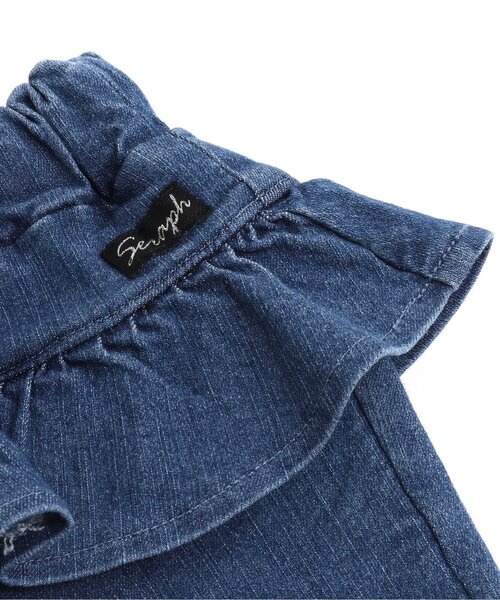 Seraph(セラフ)の「/ハイパーストレッチスキニーフリルパンツ 10分丈(その他パンツ・キッズ・ブルー/グレー/ピンク/キナリ/ラベンダー・95/100/110/130/140/120/90/80)」の17枚目の写真