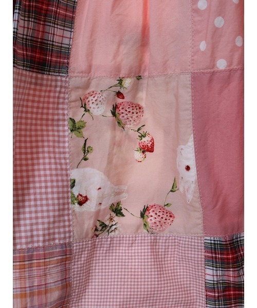 PINK HOUSE（ピンクハウス）の「野いちごの森パッチワークスカート