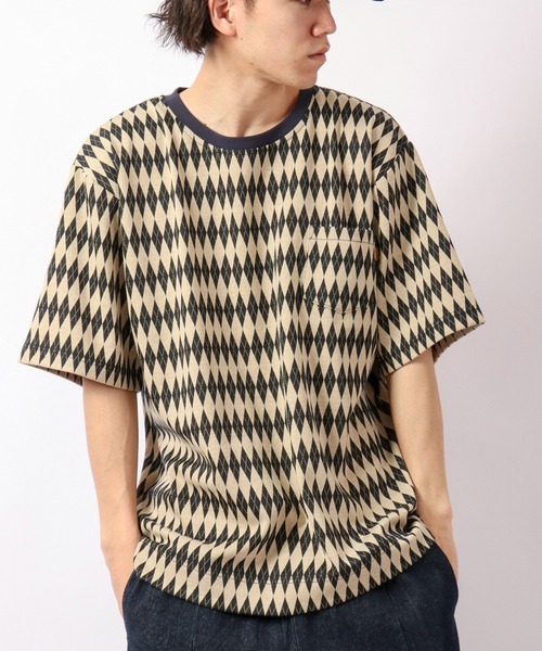 POWER TO THE PEOPLE（パワートゥーザピープル）の「【POWER TO THE PEOPLE】カットJQD Tee（Tシャツ/カットソー・メンズ・ブラウン/グリーン/チャコールグレー/アイボリー・LL/L/M）」の2枚目の写真