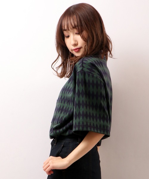 POWER TO THE PEOPLE（パワートゥーザピープル）の「【POWER TO THE PEOPLE】カットJQD Tee（Tシャツ/カットソー・メンズ・ブラウン/グリーン/チャコールグレー/アイボリー・LL/L/M）」の15枚目の写真
