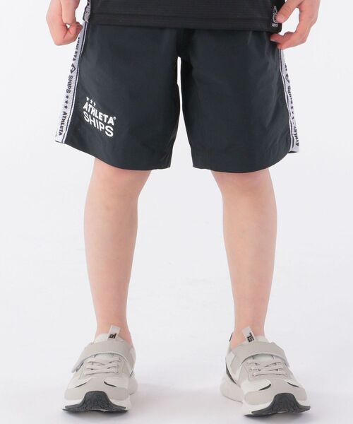ATHLETA(アスレタ)の「【SHIPS KIDS別注】ATHLETA:<吸汗速乾>アップサイクル ドライ ショーツ(100~130cm)(その他パンツ・キッズ・ブラック/ベージュ・100/110/120/130)」の2枚目の写真