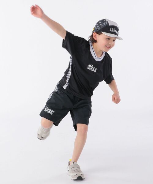 ATHLETA(アスレタ)の「【SHIPS KIDS別注】ATHLETA:<吸汗速乾>アップサイクル ドライ ショーツ(100~130cm)(その他パンツ・キッズ・ブラック/ベージュ・100/110/120/130)」の4枚目の写真