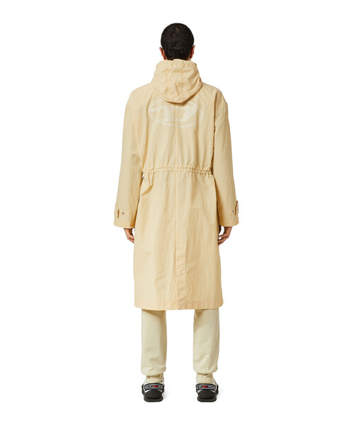 DIESEL（ディーゼル）の「ユニセックス コート ミリタリー（モッズコート・メンズ・サンドベージュ/ブラック・MEDIUM/X-LARGE/XX-LARGE/SMALL/X-SMALL/LARGE）」の15枚目の写真