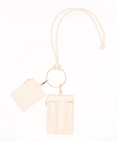 natural couture(ナチュラルクチュール)の「マルチリングスマホショルダー(ショルダーバッグ・レディース・ブラック/イエロー/アイボリー・FREE)」の17枚目の写真