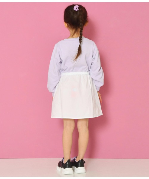 ANAP kids（アナップキッズ）の「ランドリー刺繍ミニ裏毛ワンピース（ワンピース・キッズ・ミント/ラベンダー・130cm/110cm/120cm）」の6枚目の写真