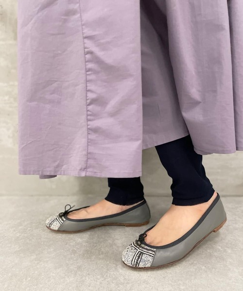 BEARDSLEY(ビアズリー)の「コナユキテレコスパッツ(その他パンツ・レディース・ネイビー/ライトグレー・FREE)」の2枚目の写真