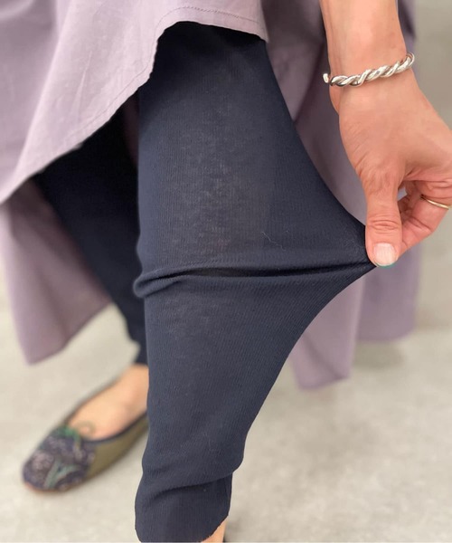 BEARDSLEY(ビアズリー)の「コナユキテレコスパッツ(その他パンツ・レディース・ネイビー/ライトグレー・FREE)」の9枚目の写真