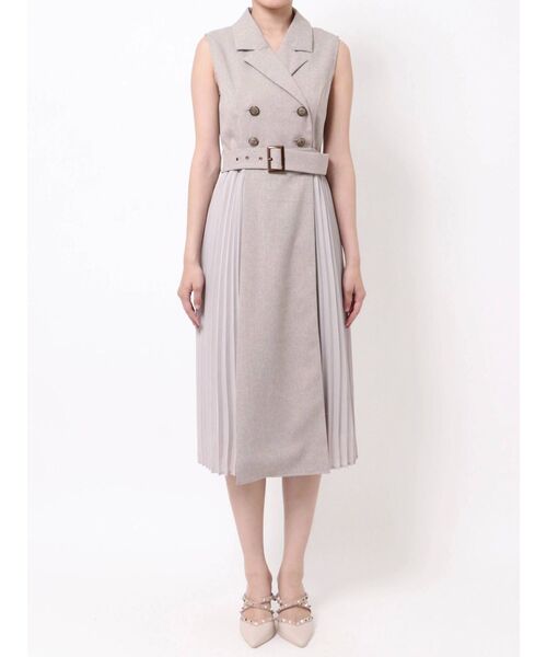 RESEXXY（リゼクシー）の「ノースリサイドプリーツワンピース（ワンピース・レディース・ブラック/ベージュ/ミント・FREE）」の20枚目の写真