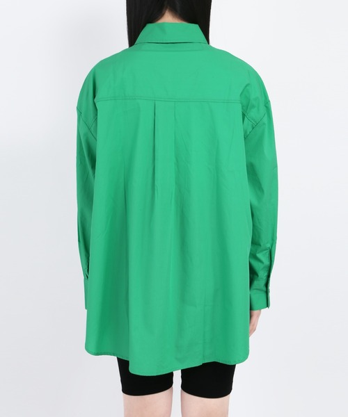 WC（ダブル シー）の「カラービッグシャツ（シャツ/ブラウス・レディース・サックスブルー/ピンク/グリーン・FREE）」の7枚目の写真