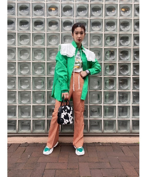 WC（ダブル シー）の「カラービッグシャツ（シャツ/ブラウス・レディース・サックスブルー/ピンク/グリーン・FREE）」の5枚目の写真