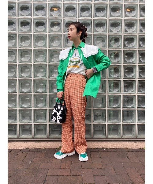 WC（ダブル シー）の「カラービッグシャツ（シャツ/ブラウス・レディース・サックスブルー/ピンク/グリーン・FREE）」の11枚目の写真