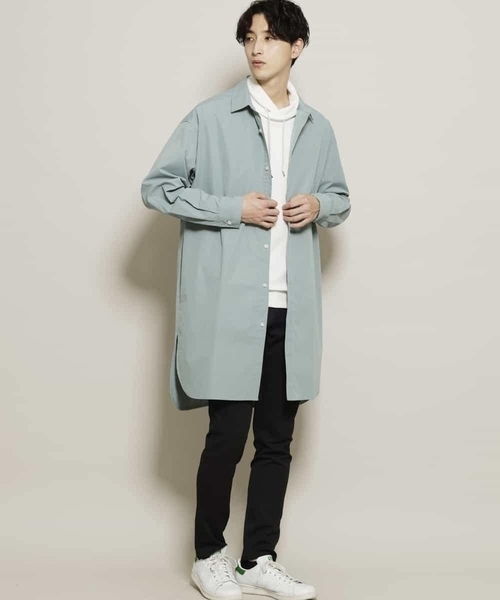MK MICHEL KLEIN HOMME (エムケーミッシェルクランオム)の「サテン長袖シャツ(シャツ/ブラウス・メンズ・ホワイト/ミント・ONESIZE)」の14枚目の写真