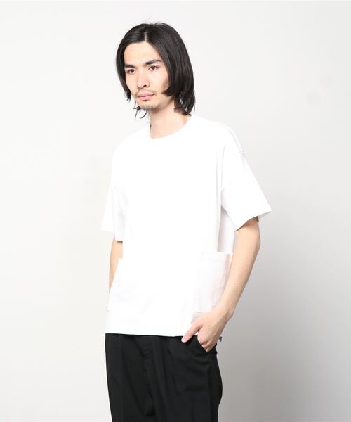切替ガーデニングポケット 半袖Tシャツ（Tシャツ/カットソー
