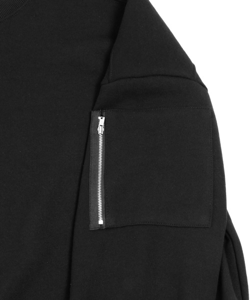 Figments（フィグメンツ）の「サイドポケットスウェット（スウェット・レディース・ブラック/ピンク/杢グレー・FREE）」の6枚目の写真