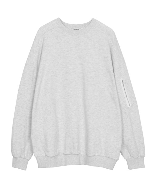 Figments（フィグメンツ）の「サイドポケットスウェット（スウェット・レディース・ブラック/ピンク/杢グレー・FREE）」の22枚目の写真