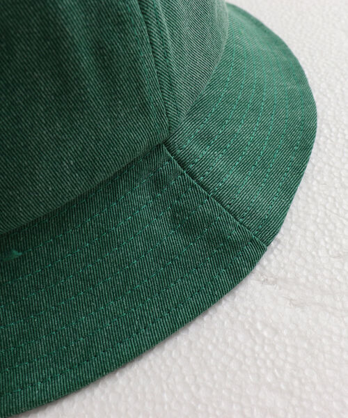 GLOSTER（グロスター）の「【GLOSTER/グロスター】WASHED BUCKET HAT ウォッシュドバケットハット（ハット・メンズ・ブラック/ベージュ/ピンク/グリーン/イエロー・FREE）」の14枚目の写真