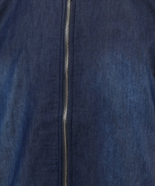 TopIsm（トップイズム）の「ワイドシルエット ライトデニムMA-1（MA-1・メンズ・ネイビー/サックスブルー/ブルー系その他・M/L/XL）」の13枚目の写真