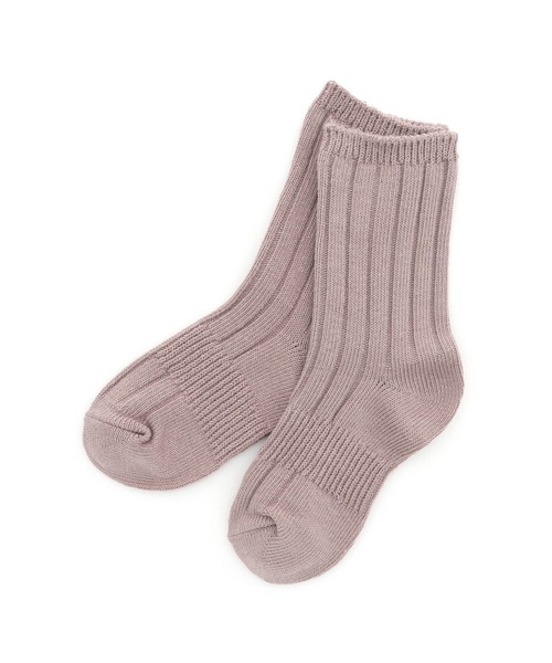 MAKE YOUR DAY（メイクユアデイ）の「ベーシック無地ソックス（ソックス/靴下・キッズ・ラベンダー/ライトグレー/パープル/イエロー/ブラック/マスタード/レッド/シルバーグレー・15 /18/24/21）」の5枚目の写真