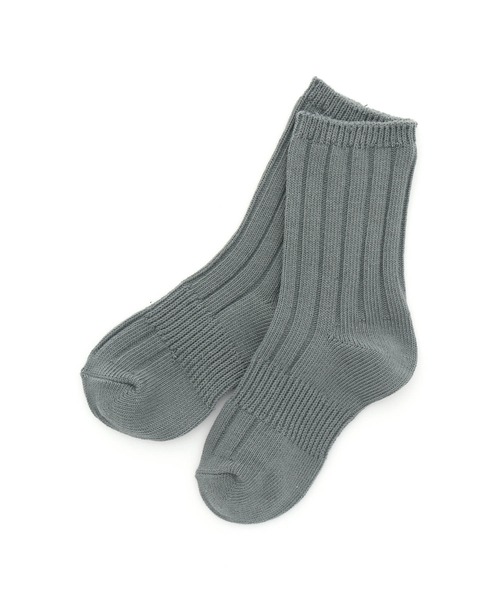 MAKE YOUR DAY（メイクユアデイ）の「ベーシック無地ソックス（ソックス/靴下・キッズ・ラベンダー/ライトグレー/パープル/イエロー/ブラック/マスタード/レッド/シルバーグレー・15 /18/24/21）」の3枚目の写真