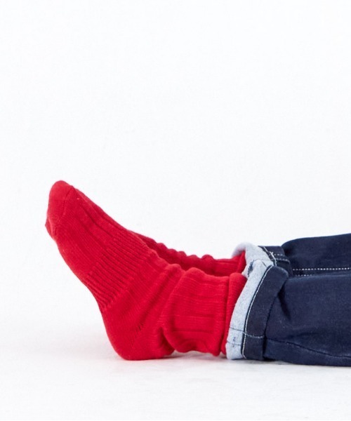 MAKE YOUR DAY（メイクユアデイ）の「ベーシック無地ソックス（ソックス/靴下・キッズ・ラベンダー/ライトグレー/パープル/イエロー/ブラック/マスタード/レッド/シルバーグレー・15 /18/24/21）」の15枚目の写真