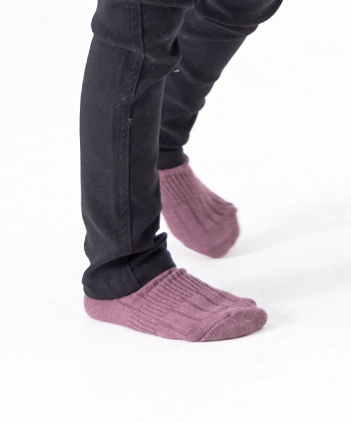 MAKE YOUR DAY（メイクユアデイ）の「ベーシック無地ソックス（ソックス/靴下・キッズ・ラベンダー/ライトグレー/パープル/イエロー/ブラック/マスタード/レッド/シルバーグレー・15 /18/24/21）」の10枚目の写真