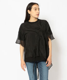 AULA AILA | AULA AILA（アウラ アイラ）別注ドロストリングレイヤードTシャツ(Tシャツ/カットソー)