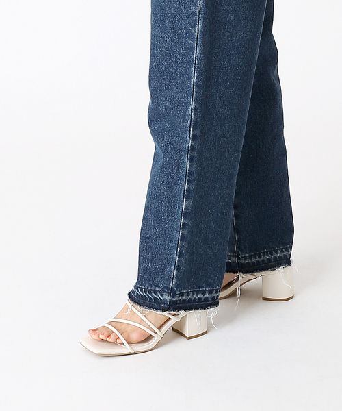 Simplicite（サンプリシテ）の「コードサンダル◆（サンダル・レディース・ホワイト/ブラック/グリーン/イエロー・SMALL/MEDIUM/LARGE）」の2枚目の写真