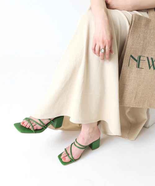 Simplicite（サンプリシテ）の「コードサンダル◆（サンダル・レディース・ホワイト/ブラック/グリーン/イエロー・SMALL/MEDIUM/LARGE）」の3枚目の写真