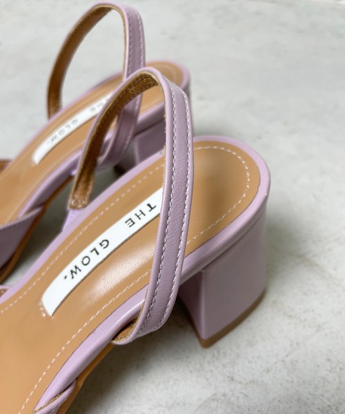 StyleSea（スタイルシー）の「チャンキーヒールバックストラップシューズ（パンプス・レディース・アイボリー/ラベンダー/ブラック/キャメル・35/37/40/39）」の13枚目の写真