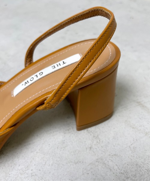 StyleSea（スタイルシー）の「チャンキーヒールバックストラップシューズ（パンプス・レディース・アイボリー/ラベンダー/ブラック/キャメル・35/37/40/39）」の5枚目の写真