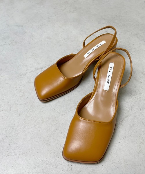 StyleSea（スタイルシー）の「チャンキーヒールバックストラップシューズ（パンプス・レディース・アイボリー/ラベンダー/ブラック/キャメル・35/37/40/39）」の11枚目の写真