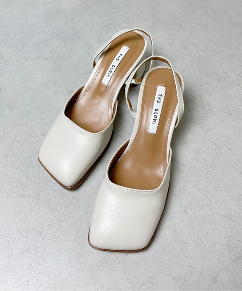 StyleSea（スタイルシー）の「チャンキーヒールバックストラップシューズ（パンプス・レディース・アイボリー/ラベンダー/ブラック/キャメル・35/37/40/39）」の21枚目の写真