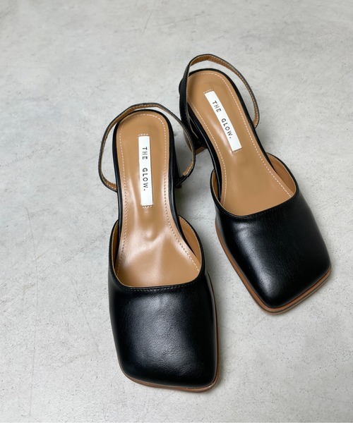 StyleSea（スタイルシー）の「チャンキーヒールバックストラップシューズ（パンプス・レディース・アイボリー/ラベンダー/ブラック/キャメル・35/37/40/39）」の16枚目の写真